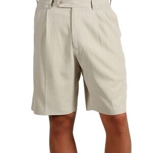 Tommy Bahama Men's Pleated flying fishbone short Size 40 retail $95